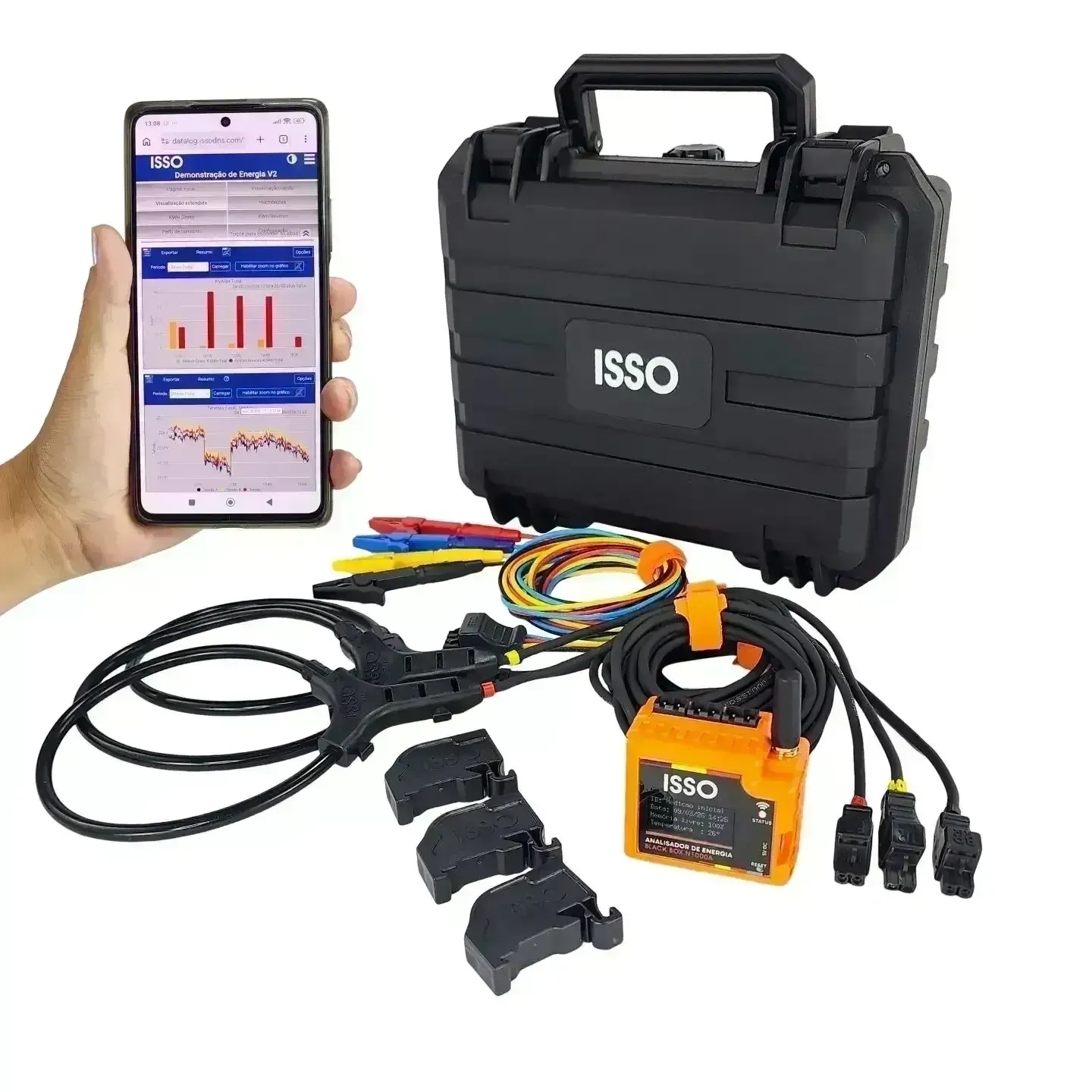 ANALISADOR DE ENERGIA ISSO - BLACK BOX N1000A - 0